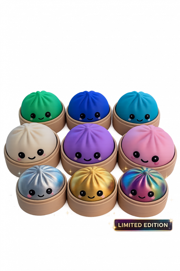Mini Dumpling Fidget Clicker Sleutelhanger – Bekend van TikTok